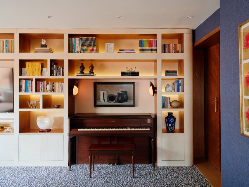 Bold patterns and colour in Bogota apartment