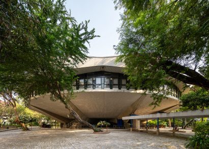 Round Building at the Faculty of Science, Mahidol University, Thailand
