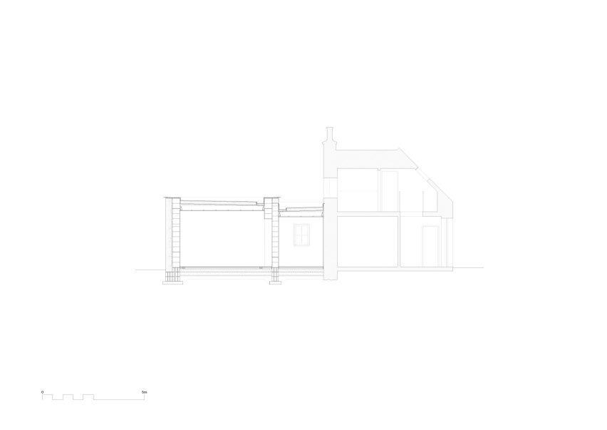 Section of Cairngorm Cottage by Architecture Office