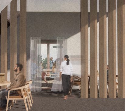 Visualisation of a school interior