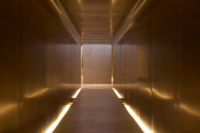 Metal-lined tunnel
