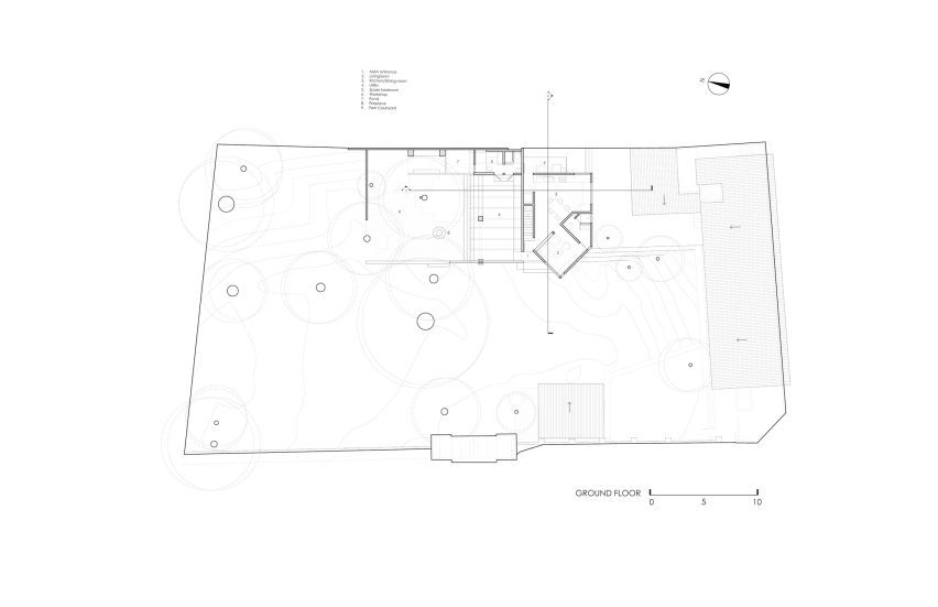 Plan of Casa Amona by Colar