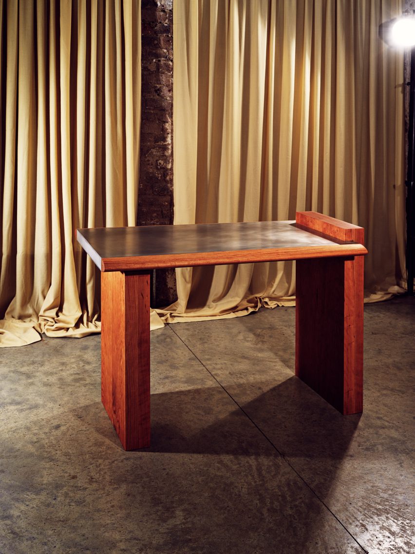 Desk by Lorenzo McKechnie at Collate Lobby