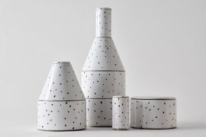 Malouin ceramic totems