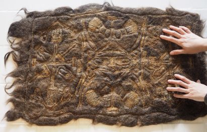 Hair bath mat by Carlotta Talkenberger 