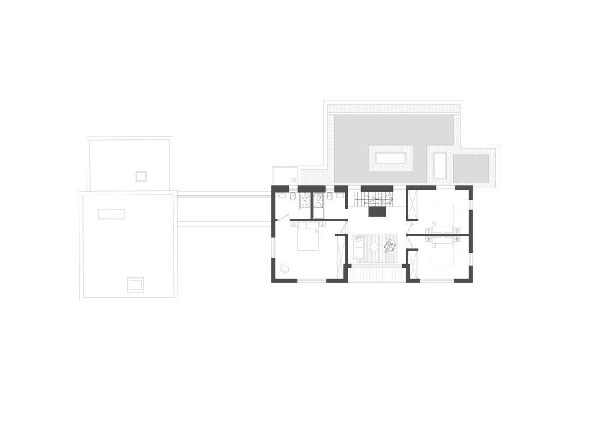 First floor plan of Druim Extension by RX Architects