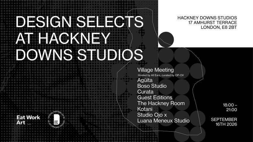Design Selects at Hackney Downs Studios