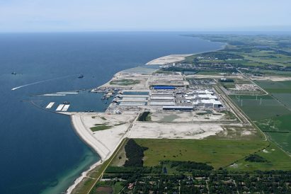 Fehmarnbelt Tunnel land reclamation