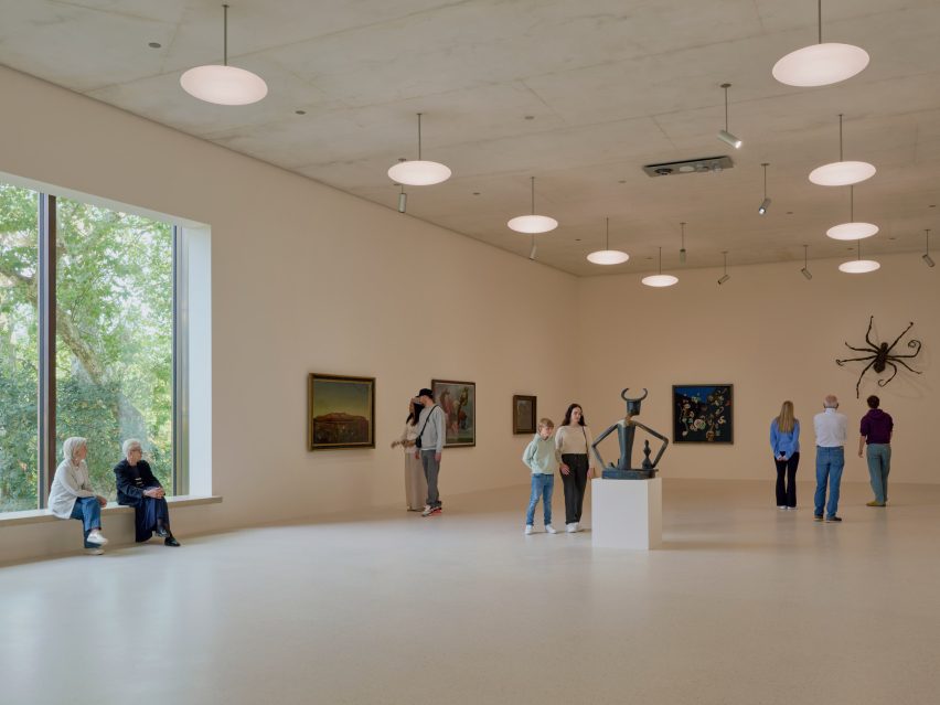 Fondation Beyeler expansion in Switzerland by Peter Zumthor