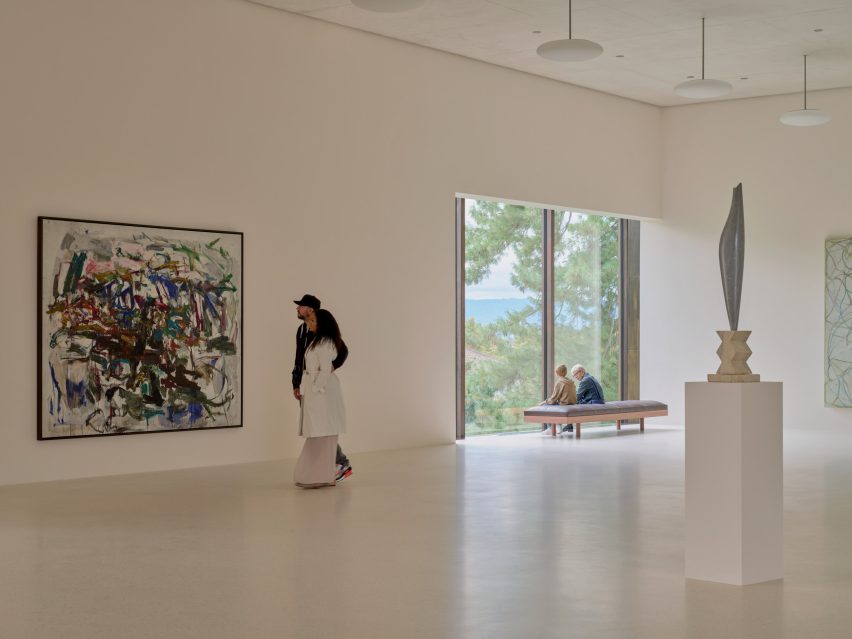 Fondation Beyeler expansion in Switzerland by Peter Zumthor