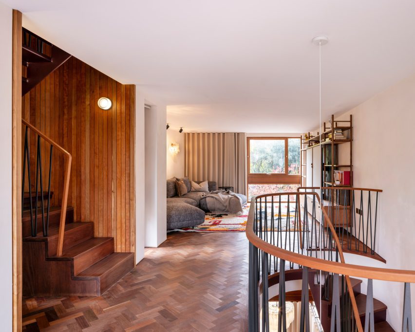 Bedroom inside Hampstead Town House by Hayhurst and Co