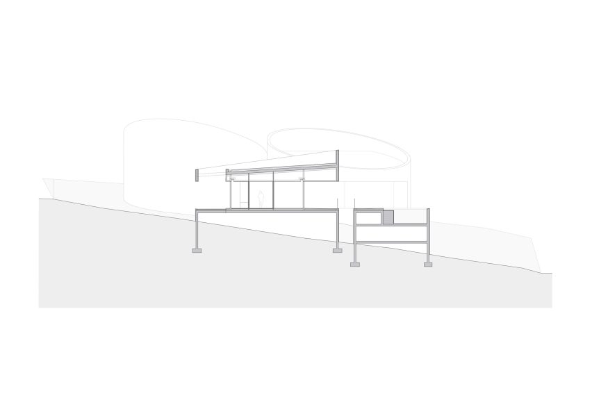 Section of House in Las Rozas by Fran Silvestre Arquitectos