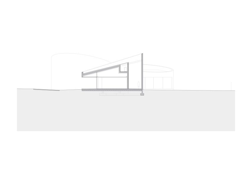 Section of House in Las Rozas by Fran Silvestre Arquitectos