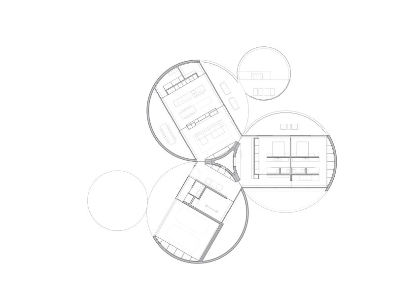 Plan of House in Las Rozas by Fran Silvestre Arquitectos
