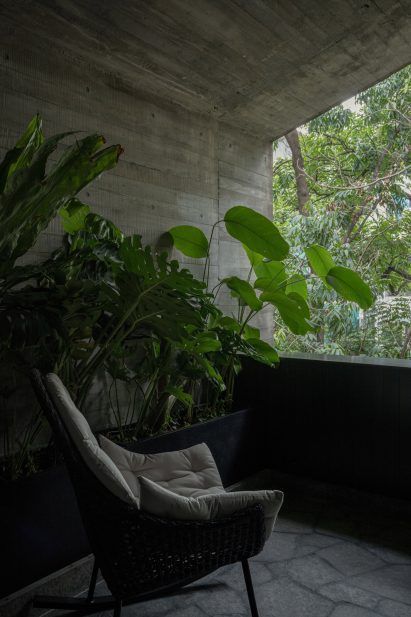 Sheltered balcony