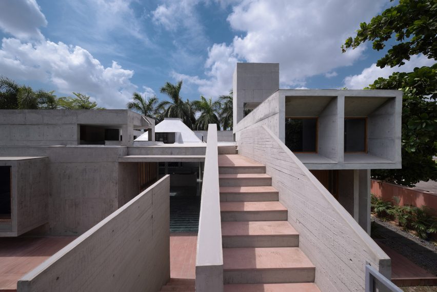 Monastic Field house in India by Roomoor