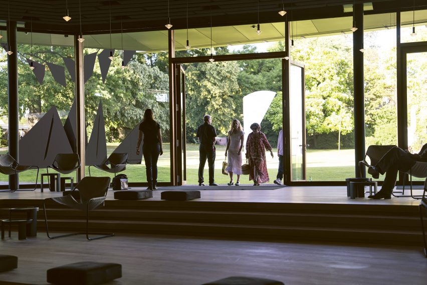 Pavilion at Beyeler Museum by Peter Zumthor