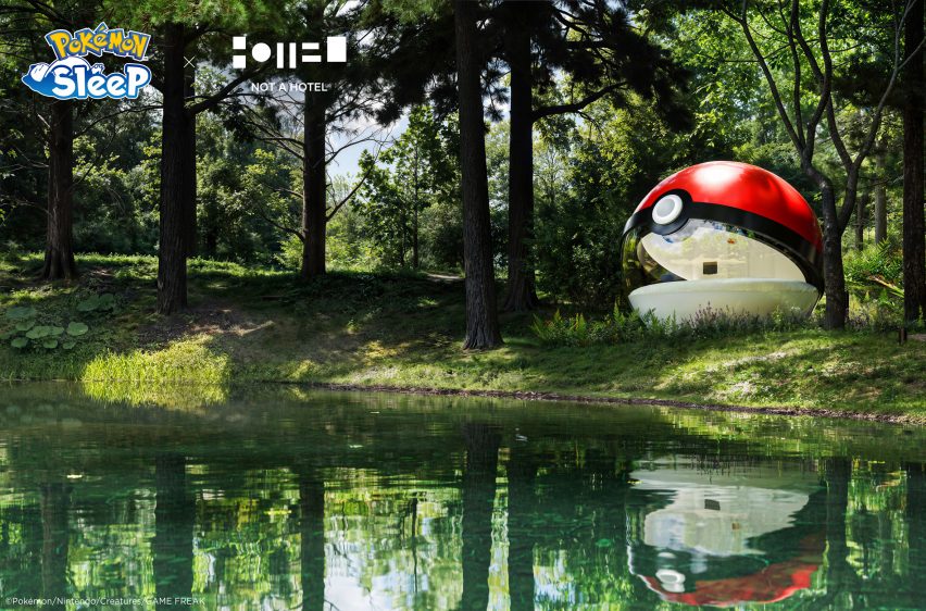 Poké Ball-Themed Hotel by Not A Hotel