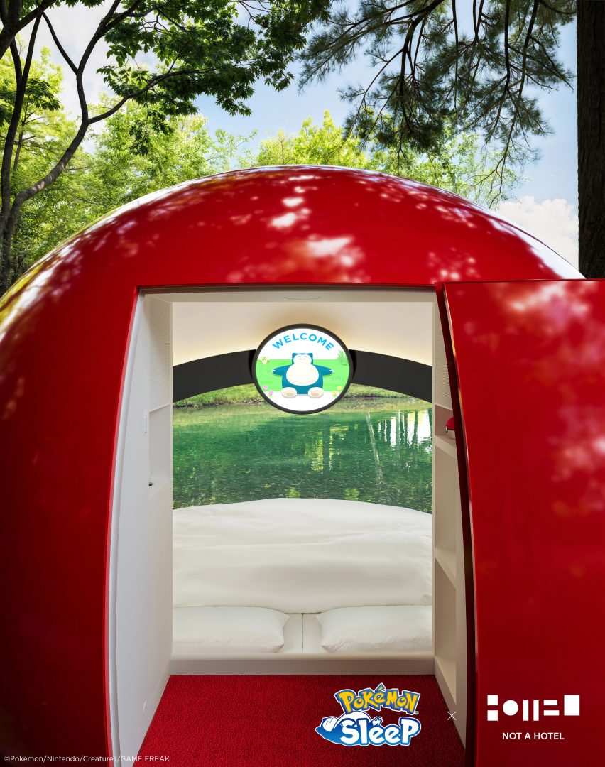 Poké Ball-Themed Hotel by Not A Hotel