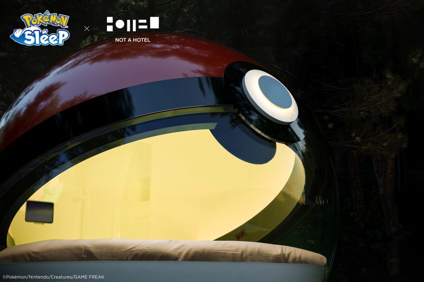 Poké Ball-Themed Hotel by Not A Hotel