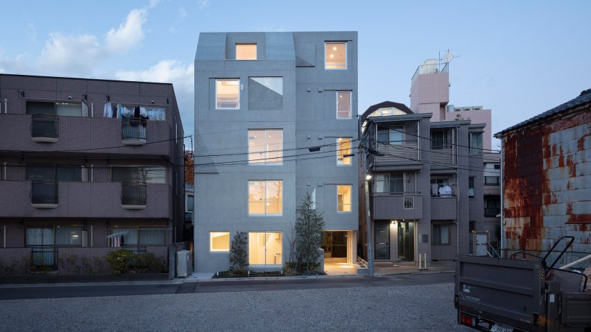 Shin Nakano Trapezoidal by Ryuichi Sasaki Architecture