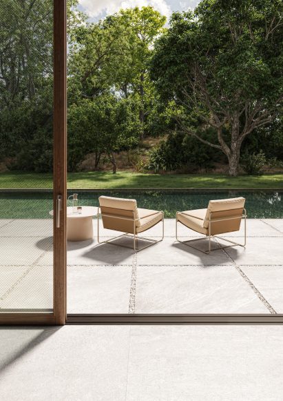 Saxum tiles patio