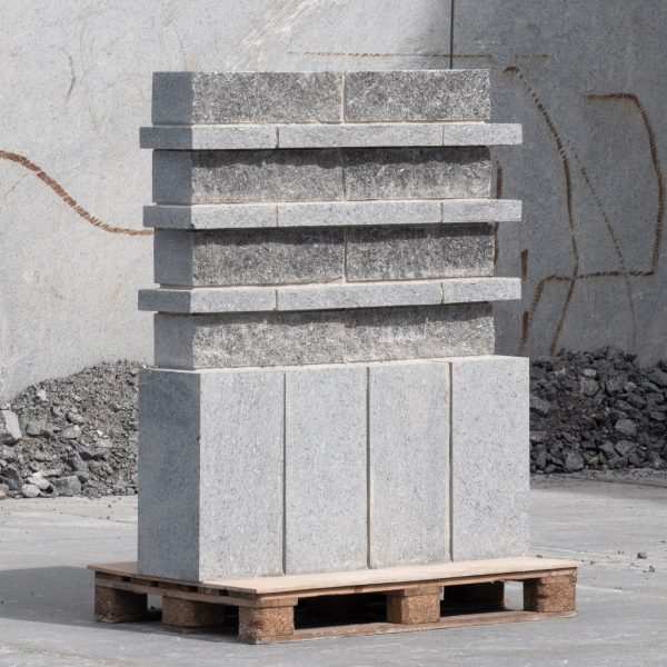 Stone wall exhibited at the Oslo Architecture Triennale