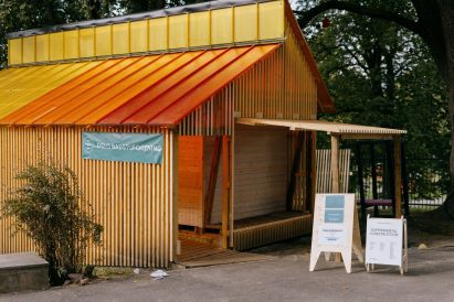 Wooden sauna