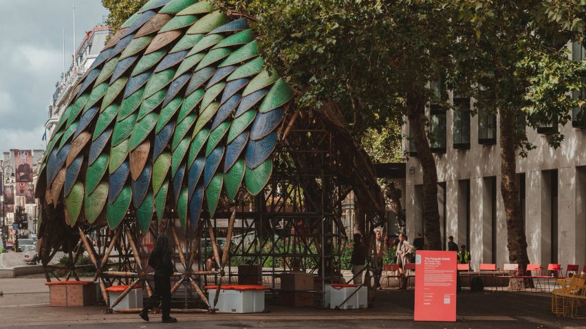 The Pangolin Shield pavilion at LDF