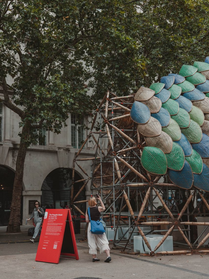 The Pangolin Shield pavilion at LDF