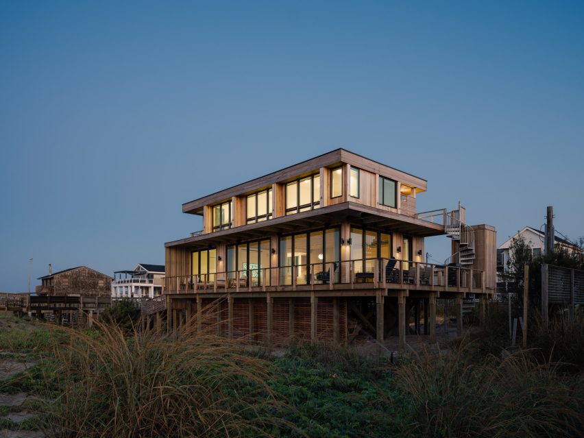 Surf Road House on Fire Island
