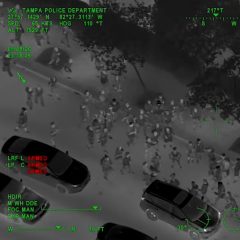 Tampa helicopter footage of young people