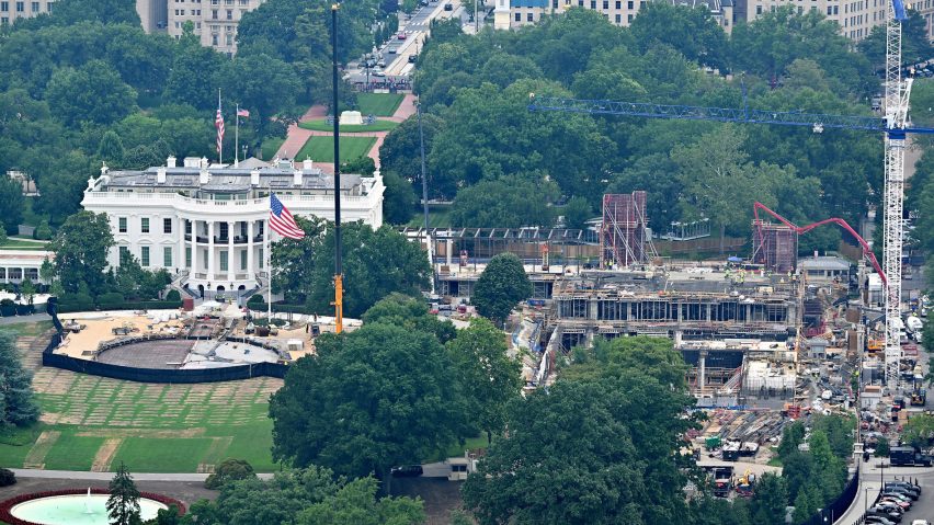 White House ballroom construction