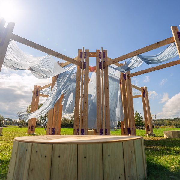 Wildflower installation at BuildFest