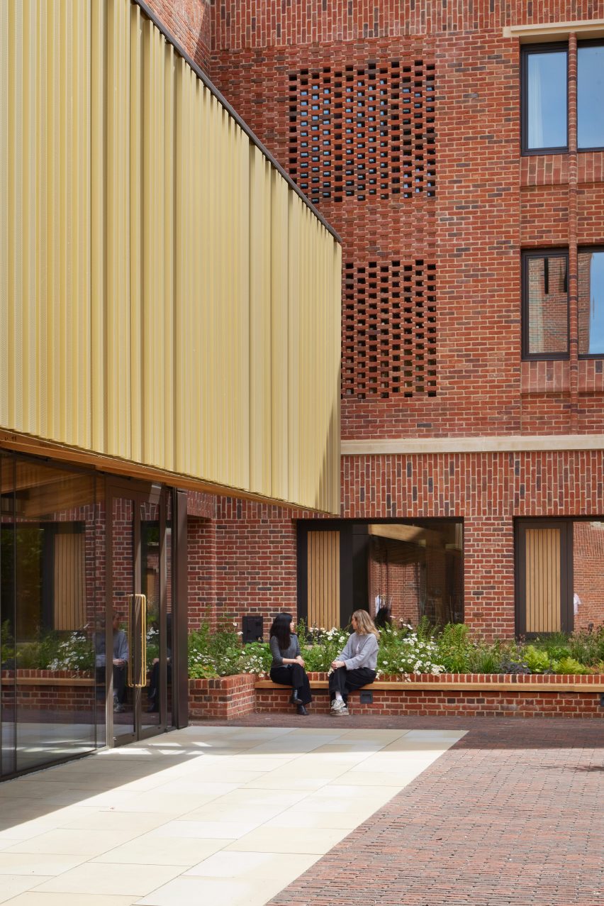 Winchester College boarding house by Stanton Williams