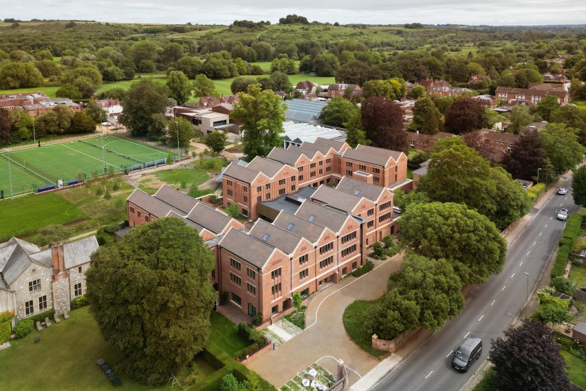 Winchester College boarding house by Stanton Williams