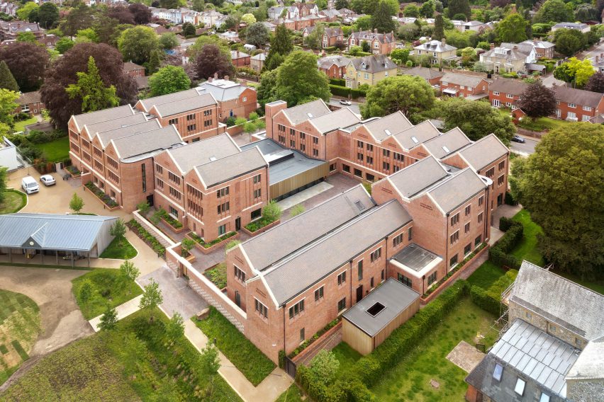 Winchester College boarding house by Stanton Williams