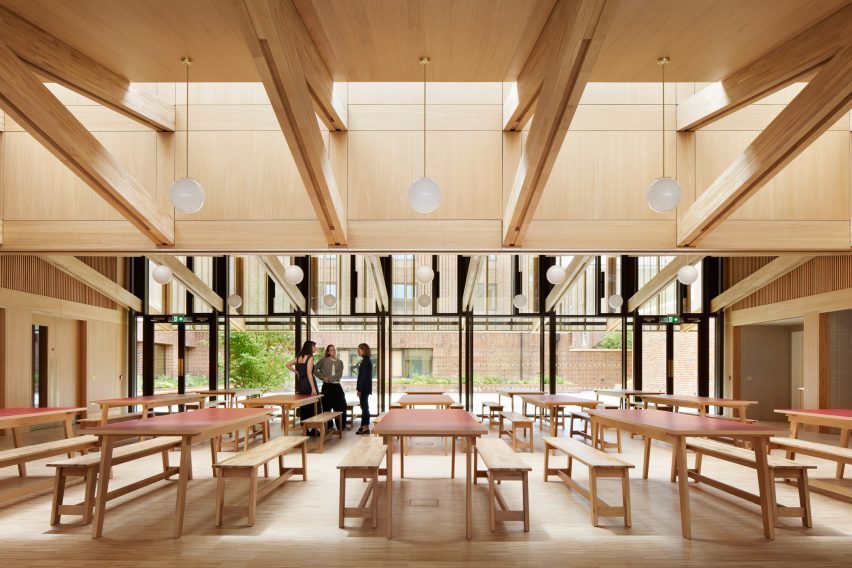 Winchester College boarding house by Stanton Williams