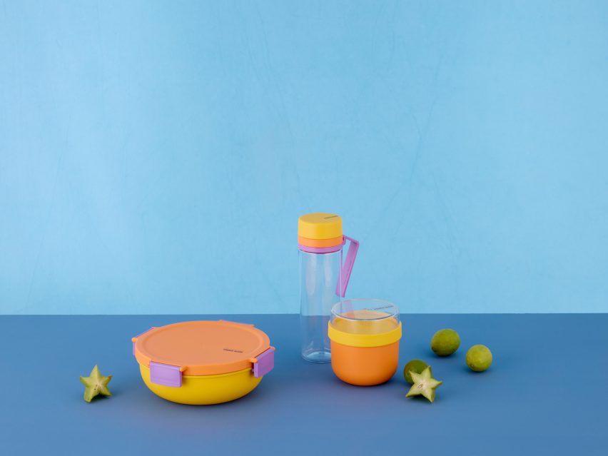Yinka Ilori bins for Brabantia