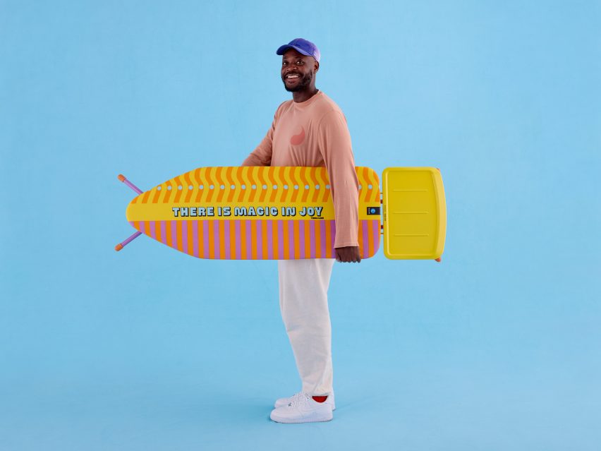 Yinka Ilori bins for Brabantia