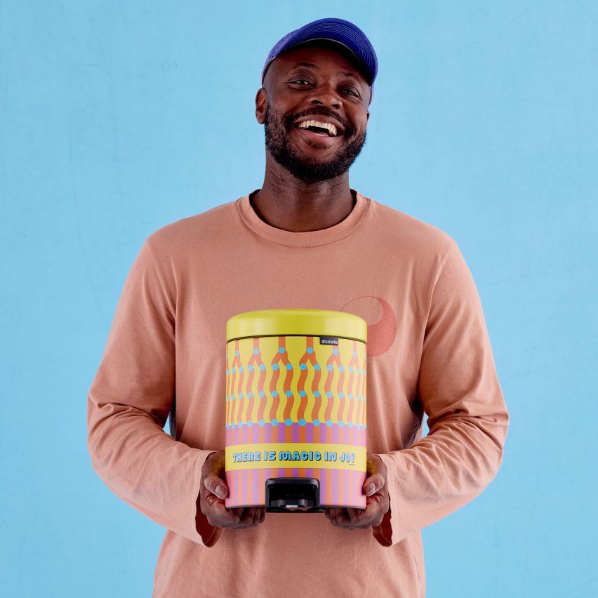 Yinka Ilori trash bins