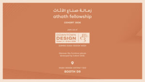Graphic for Athath Fellowship at Downtown Design 2026