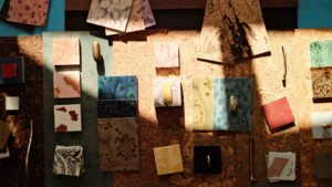 Photo of material samples