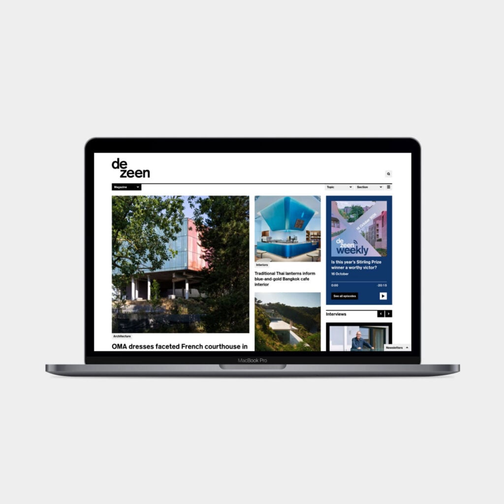 Dezeen launches "richer and more versatile" new website