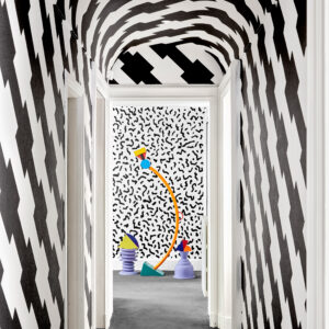Photo of patterned hallway by Memphis Milano