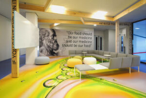 Patterned Forbo flooring