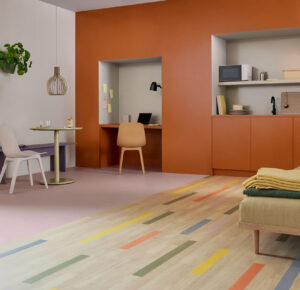 Patterned Forbo flooring