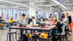 Photo of people in a workshop