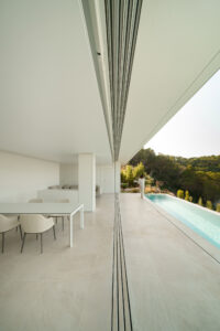 Pool view from Ibiza villa
