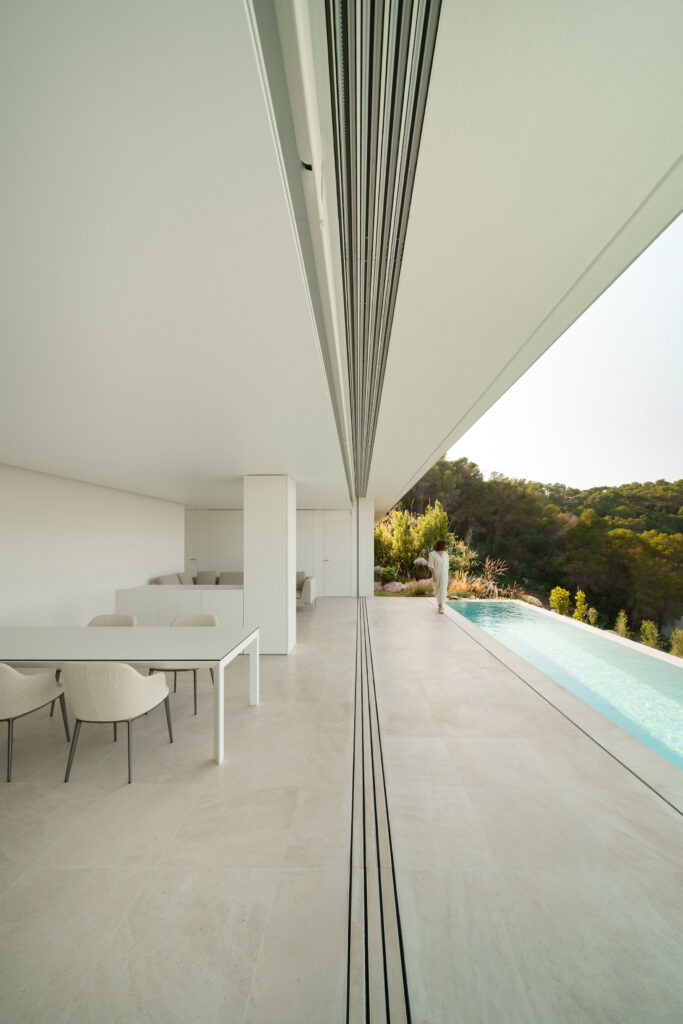 Pool view from Ibiza villa